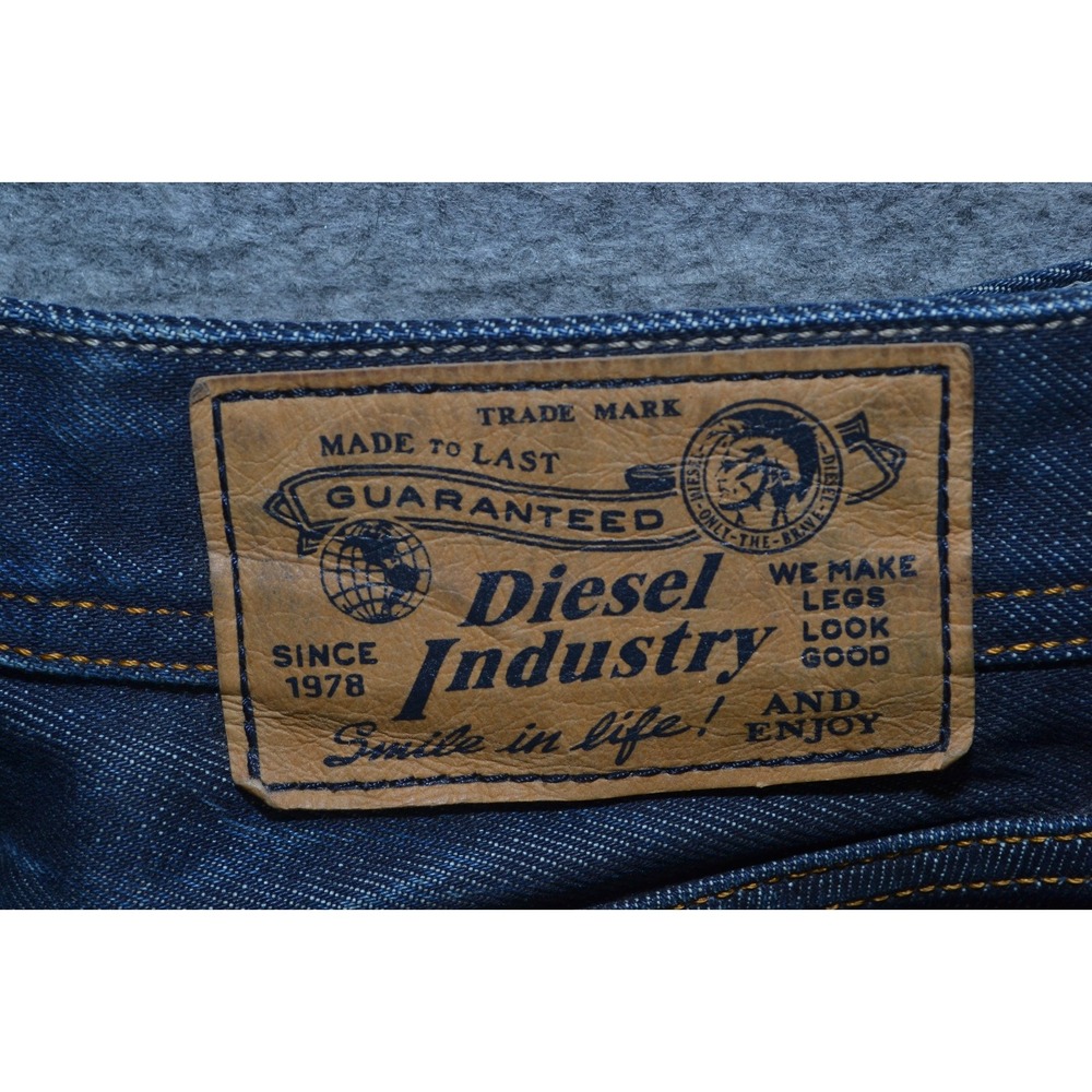 DIESEL Zatiny Bootcut Button Fly Jeans Mens SZ 28x27 (Tag 26x32) Dark Wash 0073N - Picture 12 of 16